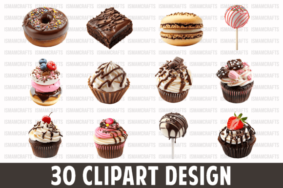 Download Sweet Treats Clipart Bundle PNG - Sweet treats Collection
