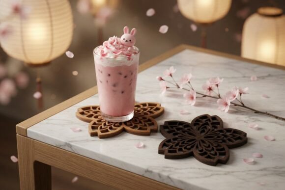 Download Sakura Mandala Coaster Laser Cutter SVG - Laser cutter Collection