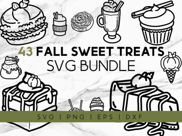 Download Fall Sweet Treats SVG Graphics - Sweet treats Collection