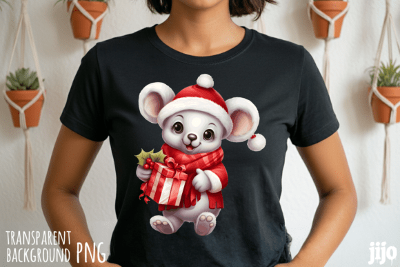 Download Koala Santa Christmas Gift PNG - Premium Bundle