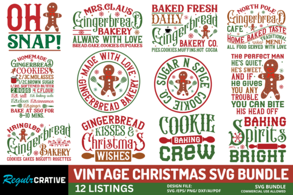 Download Vintage Christmas Svg Bundle - Vintage christmas svg Collection