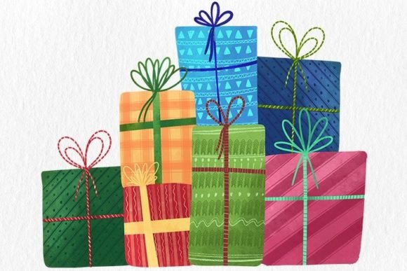 Download Whimsical Christmas Gift Png Sublimation - Christmas gift png Collection