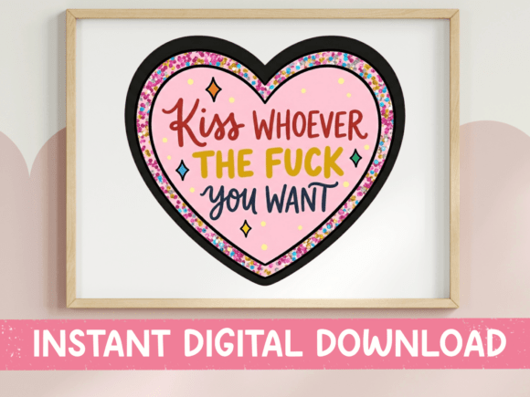 Download Kiss Whoever the Fuck You Want Pink SVG - Kiss Collection