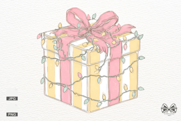 Download Pastel Coquette Christmas Gift Png - Christmas gift png Collection
