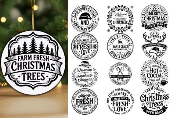 Download Vintage Christmas SVG Bundle, - Vintage christmas svg Collection