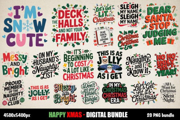 Download Happy Xmas Bundle - Premium Resources