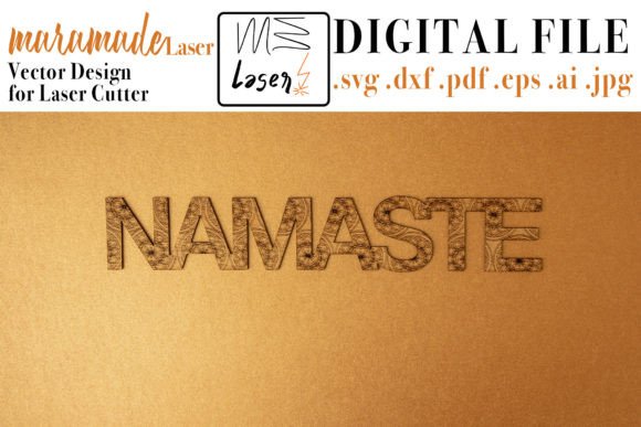 Download Namaste Vector File for Laser Cutter - Laser cutter Collection