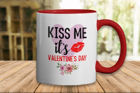 Download Kiss Me Valentine's Day Mug Design - Kiss Collection