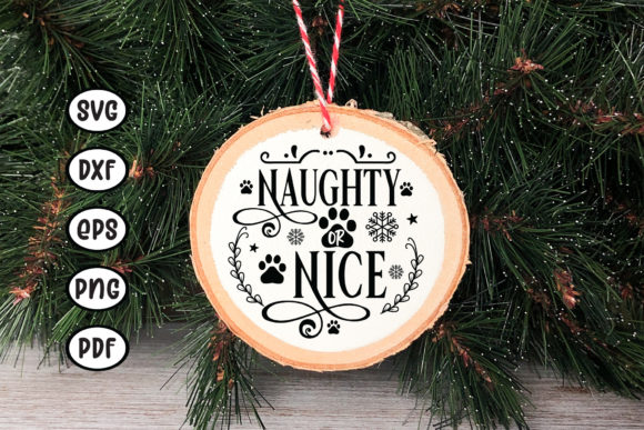Download Naughty or Nice, Pet Ornament SVG - Pet ornament svg Collection
